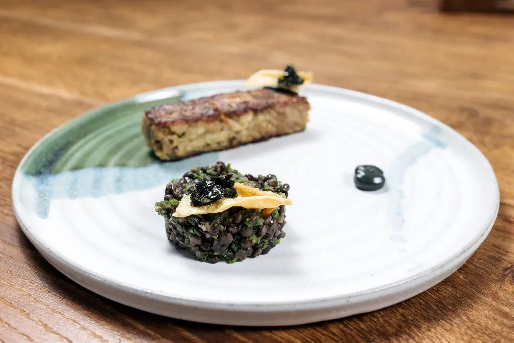 Le Moulin de la Santoire 6 Plat du restaurant du Moulin de la Santoire à saint-saturnin